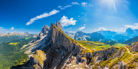 Seceda w dolinie Val Gardena w Południowym Tyrolu (Włochy) © grzegorz_pakula