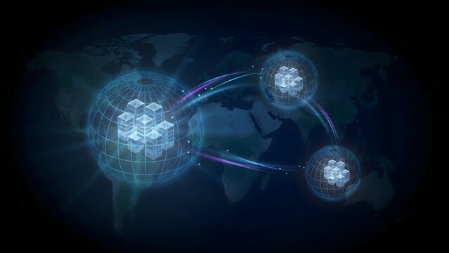 Cloud disaster recovery architecture with geographically distributed backup environments automatically protecting business data