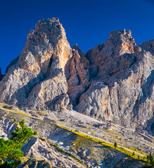  Odle (Geisler) - Panorama na szczyty górskie Dolomitów - jesień 2026, szlak Adolfa Munkela © grzegorz_pakula