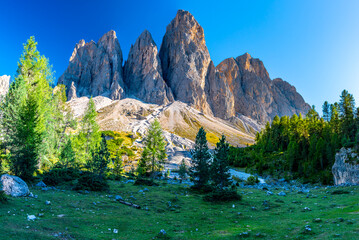  Odle (Geisler) - Panorama na szczyty górskie Dolomitów - jesień 2026, szlak Adolfa Munkela © grzegorz_pakula