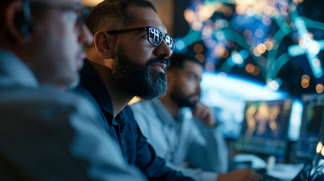 Analysts watching a suspected hostile