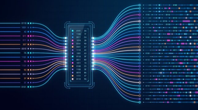 Artificial Intelligence Data Flow Architecture with Processing Chip, Machine Learning Pipeline and Digital Infrastructure