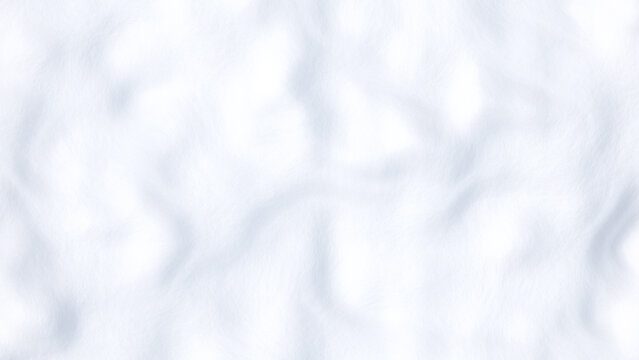Soft white powder snow surface with pale blue shadows