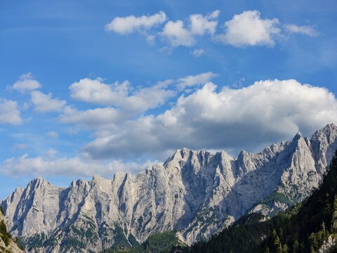 Rock faces of the Hochtor Group, Ges&auml;use National Park, Admont, Styria, Austria