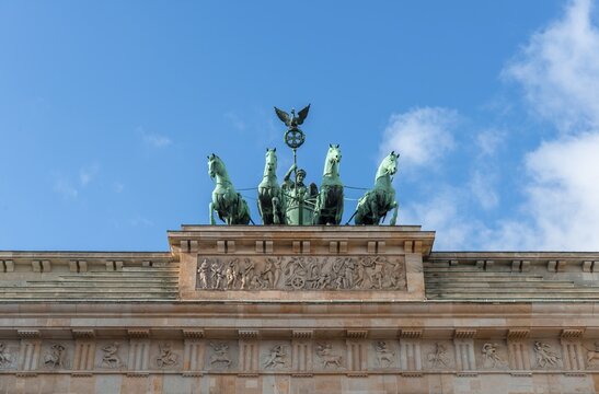 Quadriga on Brandenburg Gate, Berlin-Mitte, Berlin, Germany