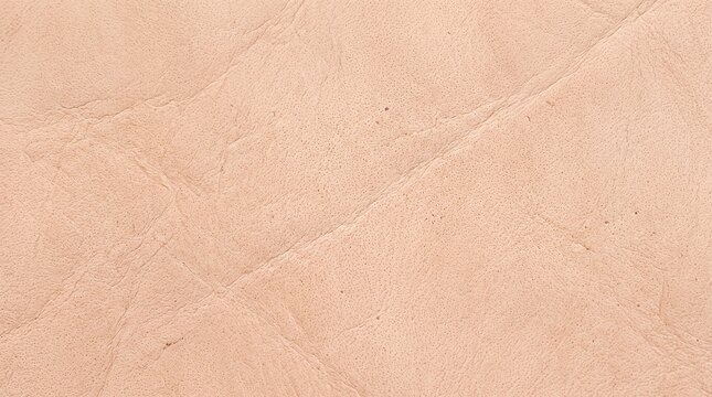 Natural Beige Pigskin Leather Texture Background
