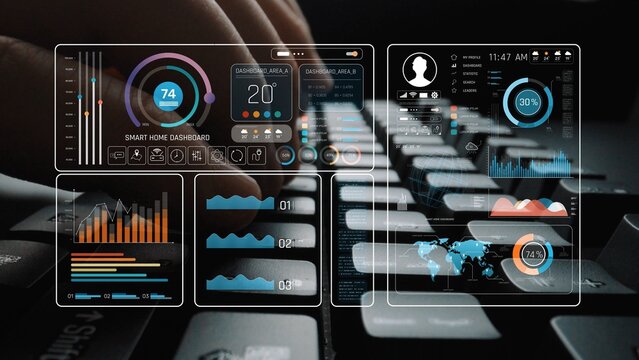 Smart home dashboard manages IoT system. Smart home dashboard controls temperature, dashboard tracks energy, smart home handles devices, and smart home dashboard monitors data. Marrow