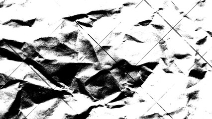 Grungy black and white texture background featuring heavy grain and striking diagonal intersection lines © Tanjila