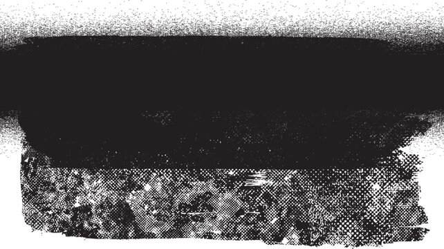 Glitch distorted geometric shape . Noise destroyed background . Trendy defect overlay texture . Glitched collage .Grunge textured . Distressed effect .Vector shapes with stripes screen print texture