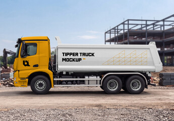 Tipper Truck Mockup