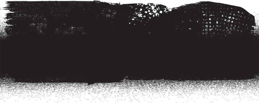 Glitch distorted geometric shape . Noise destroyed background . Trendy defect overlay texture . Glitched collage .Grunge textured . Distressed effect .Vector shapes with stripes screen print texture