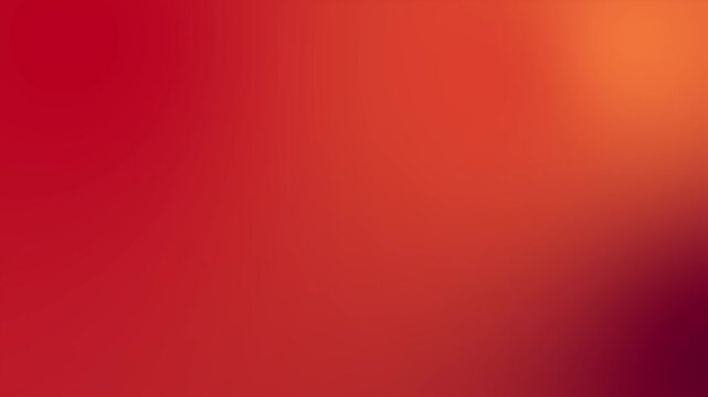 Abstract smooth red tones color gradient background with noise. Abstract pastel holographic blurred grainy gradient banner background texture. Summer and warm sunset hues gradient background video.