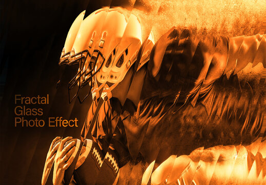 Fractal Glass Photo Effect
