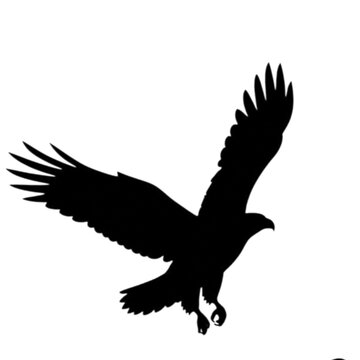 eagle silhouette vector
