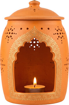 Orange Domed Glow Vessel Cutout