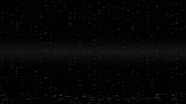Digital television static noise and VHS tracking distortion artifacts looping motion video footage background pattern