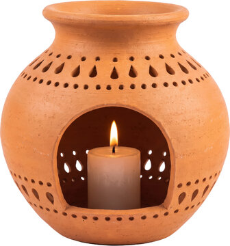 Bulbous Urn Light Vessel Cutout