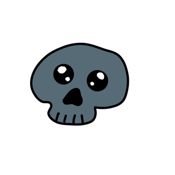 halloween skull vector