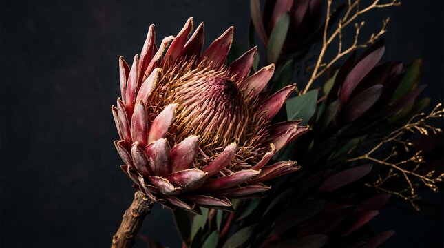 Protea flower photography