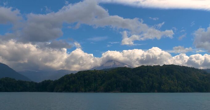 Mountains, fjords, lakes, Lago Todos los Santos, Puerto Varas, Los Lagos, Chile