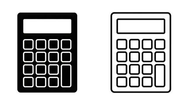 Two simple calculators with different styles