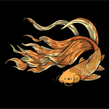 Stylized Koi