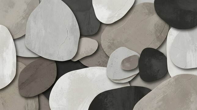 Organic abstract shapes