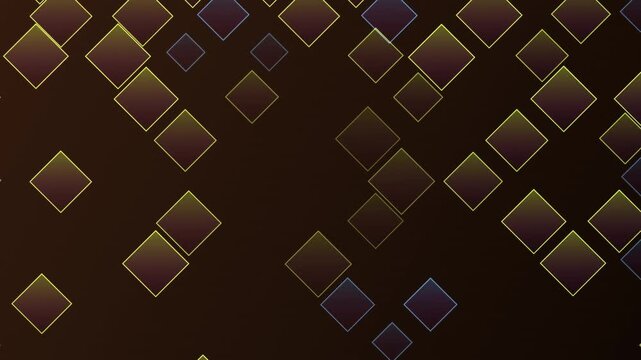 Abstract Glowing Pixelated Starfield Background