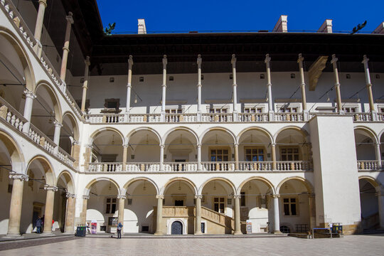 Wawel Royal Castle in Krakow, Poland