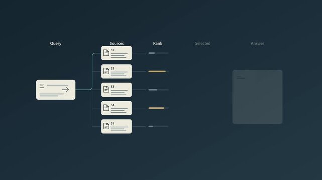 AI Retrieval Provenance with Ranked Sources and Citations