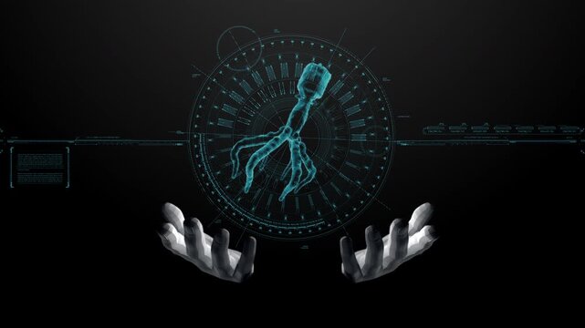 Dynamic video assets featuring gesture interaction for smart holographic projection technology.