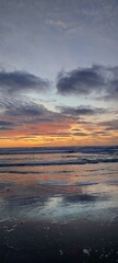 sunset over the sea © Michel