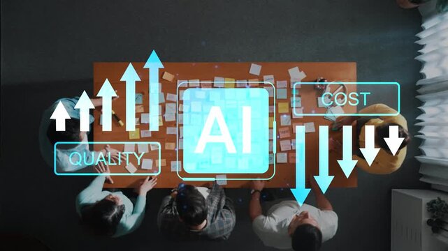 Strategic Business Meeting on Artificial Intelligence Implementation with Quality and Cost Considerations for Enhanced Decision-Making in Modern Organizations Gluon.