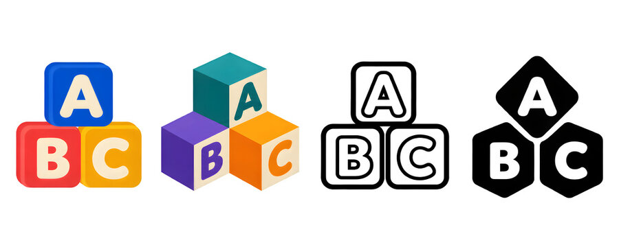 Alphabet Blocks ABC for Kids Education and Learning