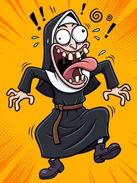 valak cartoon halloween