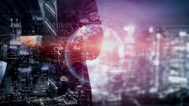 Global AI and data processing system enhances data, AI, and processing efficiency through digital network and global integration of intelligent technology Marrow