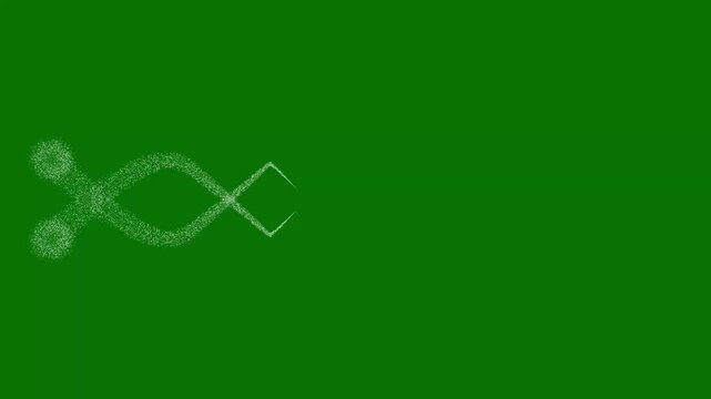 Twinkling Fairy Stars With Shimmering White Glitter, Magical Dust Trail, Glowing Light Particles, Elegant Sparkle Effects, Starlight Burst Animation And Seamless green Background Loop 4K