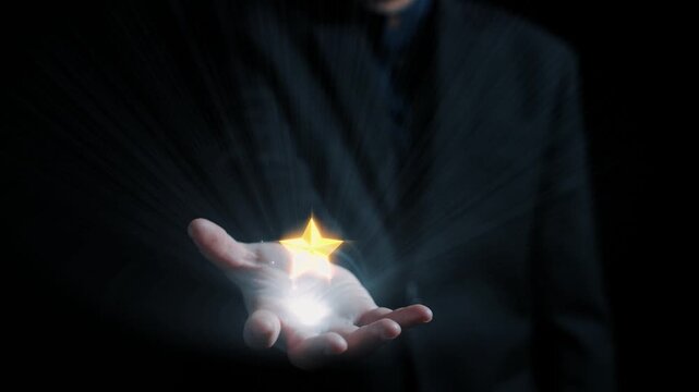 This image depicts the concept of customer feedback illustrated through five shining stars and digital chat bubbles, emphasizing the significance of reviews in shaping business success. Qubit