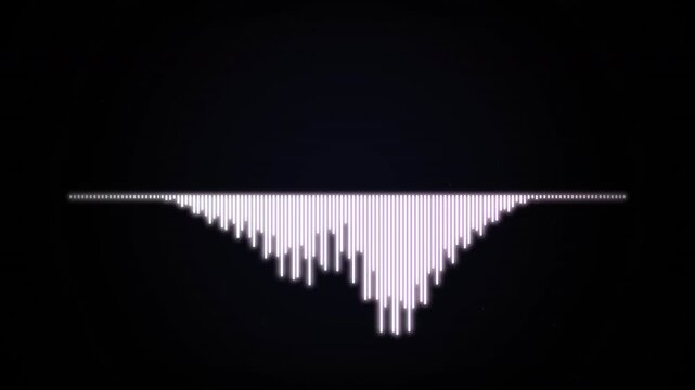 Abstract White Mountain Range Visualization Background.