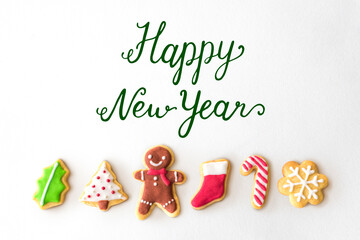 Happy new year celebration word phrase © Rawpixel.com