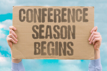 "Conference season begins" Political parties gather to set direction and woo members. CONFERENCE. PARTIES. DELEGATES. LEADERS. POLITICS. © AndriiKoval