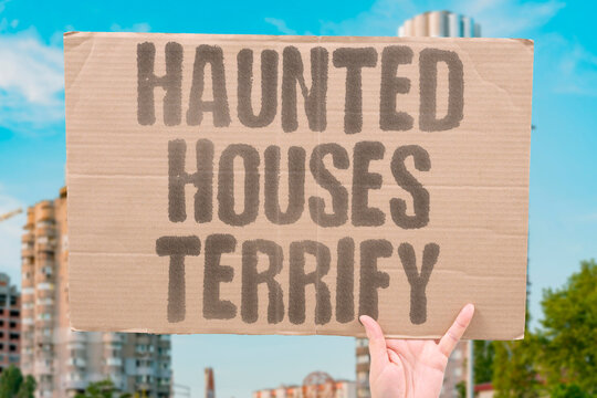 "Haunted houses terrify" Families describe frightening encounters inside allegedly cursed homes. HAUNTED. HOUSES. GHOSTS. TERROR. PARANORMAL.