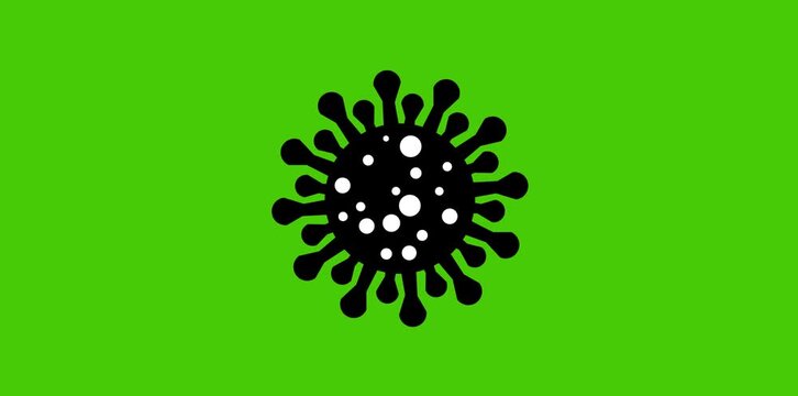 coronavirus end. corona virus destroyed, icon exploading