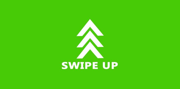 arrow sign. swipe icon video animation. arrow moving and bouncing