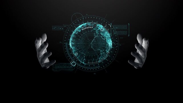 Dynamic video assets featuring gesture interaction for smart holographic projection technology.