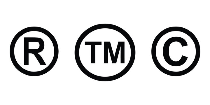 TM R C symbols featuring trademark, registered, and copyright marks for branding, legal protection, and intellectual property