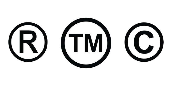 TM R C symbols featuring trademark, registered, and copyright marks for branding, legal protection, and intellectual property