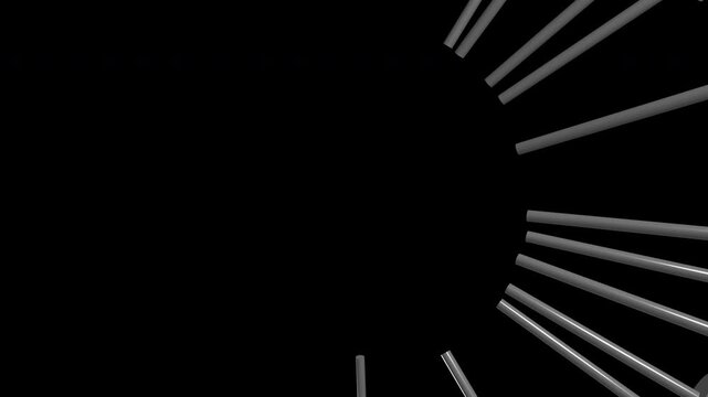 Multi directional arrow formation digital graphic background