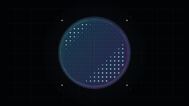 Silicon wafer, semiconductor, microchip, chip, processor, hardware, technology, electronics, microcircuit, manufacturing
