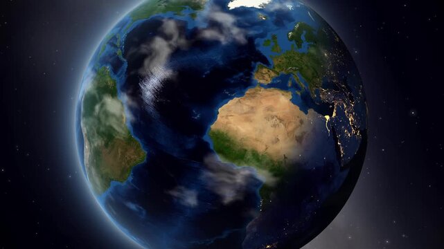 Earth Zoom In to Riga Latvia Satellite Map Animation